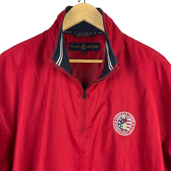 GOLF 2005 US OPEN PINEHURST No.2 EUC Tommy Hilfiger Embroidered 1/4 Zip Pullover - Picture 4 of 12
